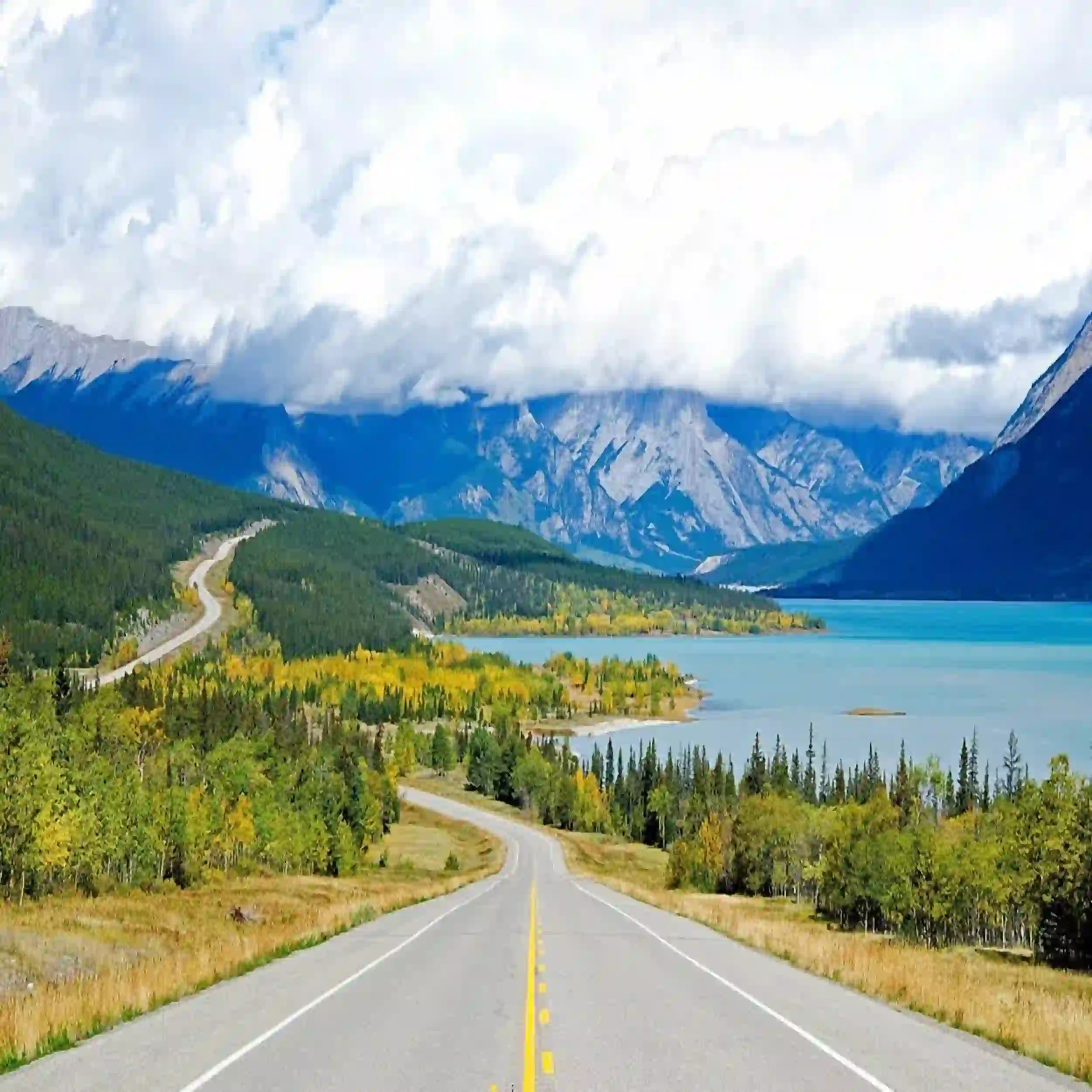 Experience a scenic route going to the lagoon.
